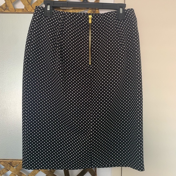 NWOT Black and whit polka dot pencil skirt - Picture 2 of 2